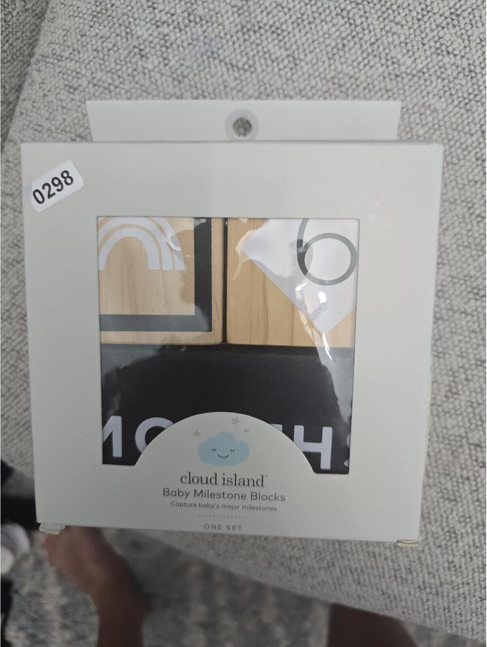 Cloud island baby milestone blocks item 298 bin 14